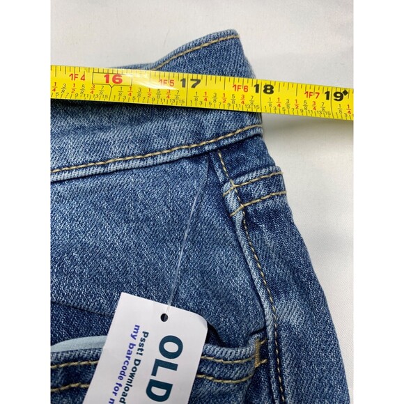 NWT Old Navy WOW Boyfriend Blue Jeans Womens 12L 36x33 Mid Rise Straight Leg - Picture 5 of 12